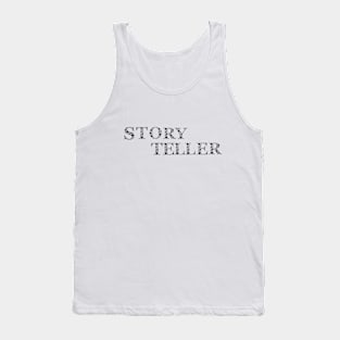 Star Storyteller Letters - Black Tank Top